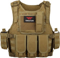Adjustable Tactical Airsoft Training Vest for Adults - Durable 900D