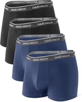 DAVID ARCHY Men's Bamboo Rayon Trunks for Ultra Soft Comfort
