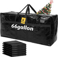 66 Gallon Large Moving Bags with Zipper and Handles - Pack of 6