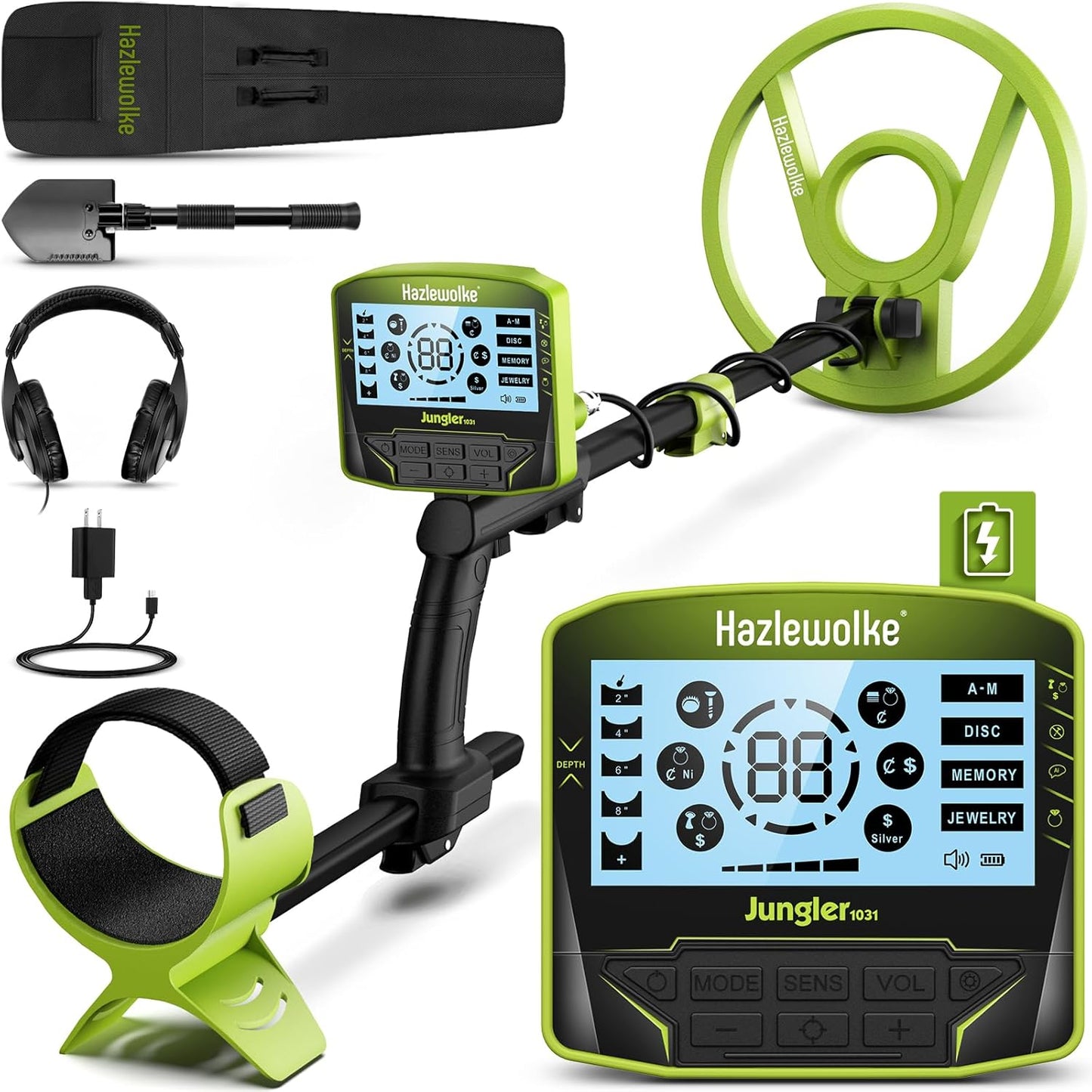 Metal Detector for Adults with 10 Waterproof Coil and 5 Modes