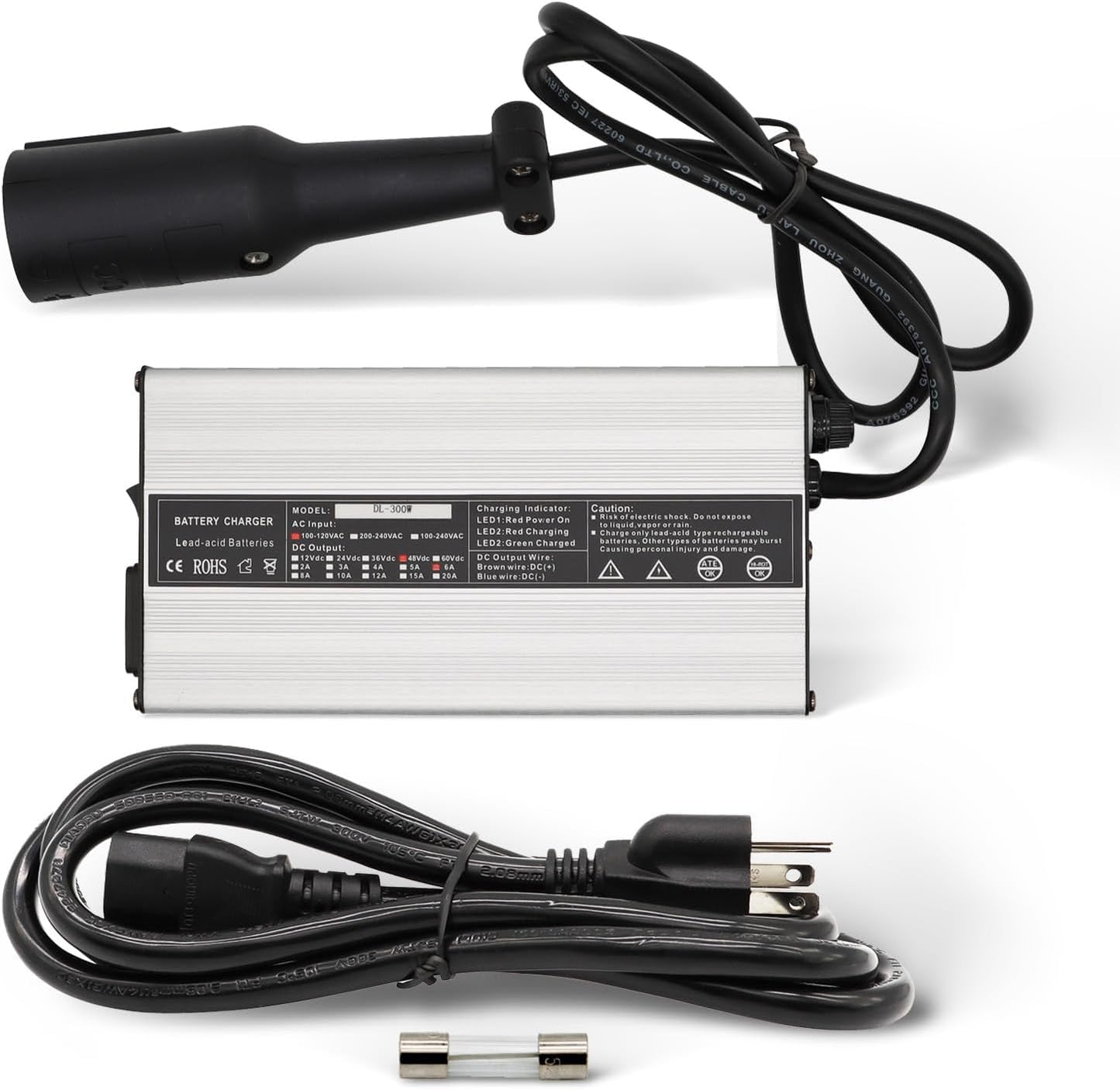 Fast Charging 48V Golf Cart Charger DS Compatible
