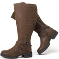 Luoika Women's Extra Wide Calf Knee High Boots - Wide Fit Winter