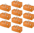 VENO 10 Pack Moving Bags with Backpack Straps - Heavy Duty Storage