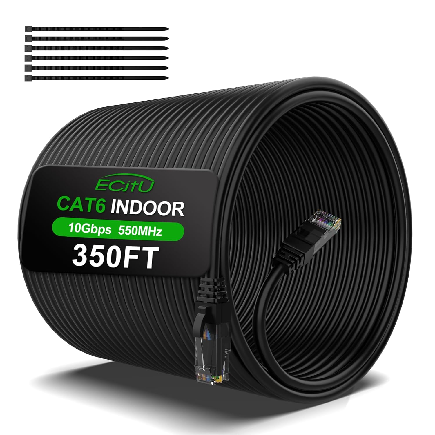 350FT Cat6 Ethernet Cable for High-Speed Internet Connection