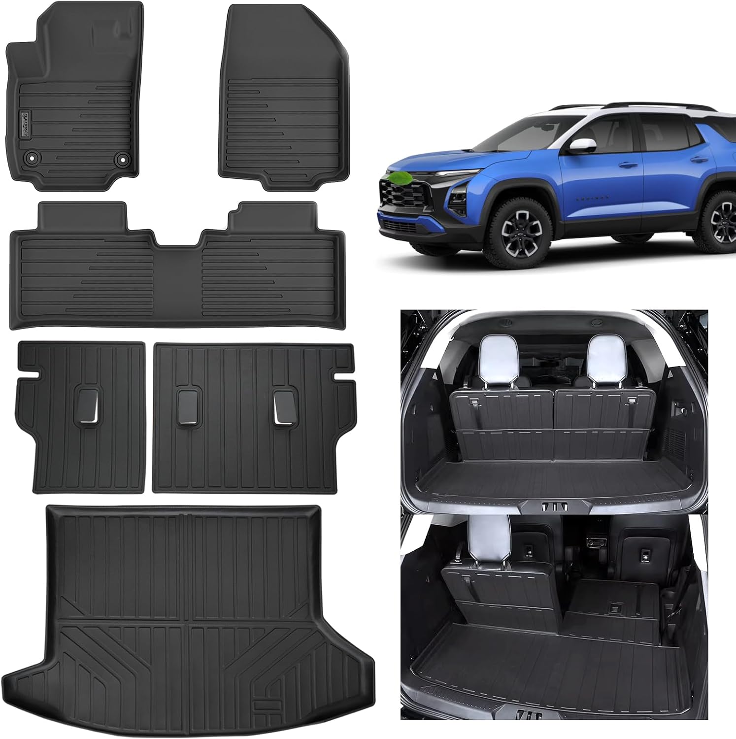 Custom Fit Floor Liners for 2025 Chevy Equinox Fuel Version