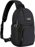 Camera Sling Bag for DSLR Mirrorless - Compact Travel Protector