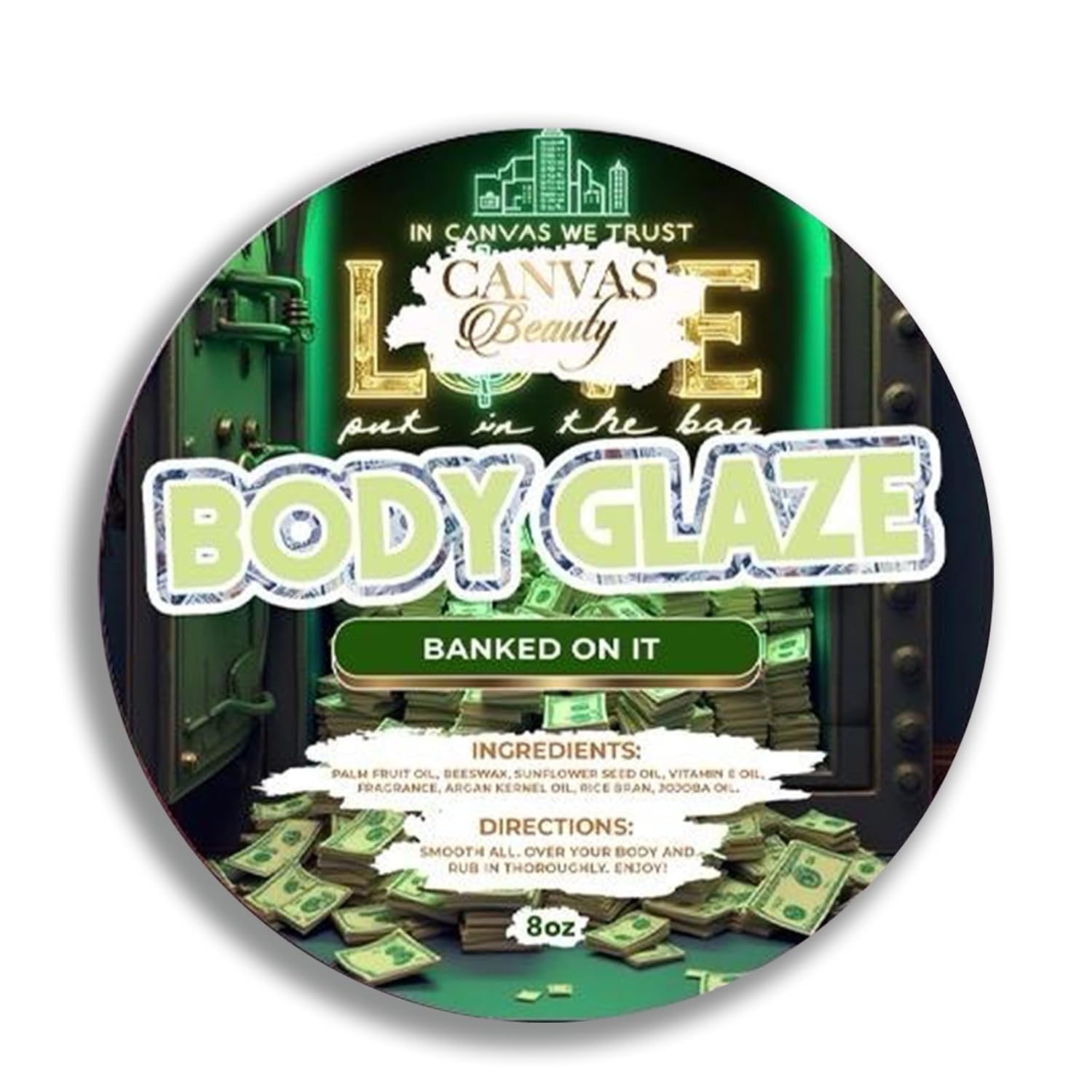 Canvas Beauty Body Glaze for Nourishing and Hydrating Skin