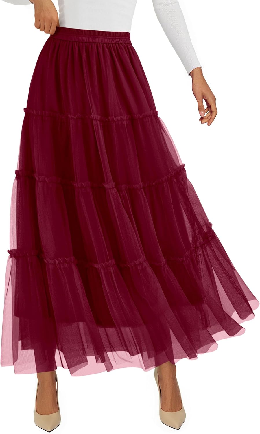 PRETTYGARDEN Tulle Skirts for Women - Chic Fall Fashion Piece