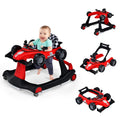 HOMGX Baby Walker with Wheels Convertible Push Walker & Race Car Mode
