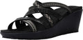 Skechers Beverlee-Tiger Posse Wedge Sandal - Boho Cork Wedge Comfort