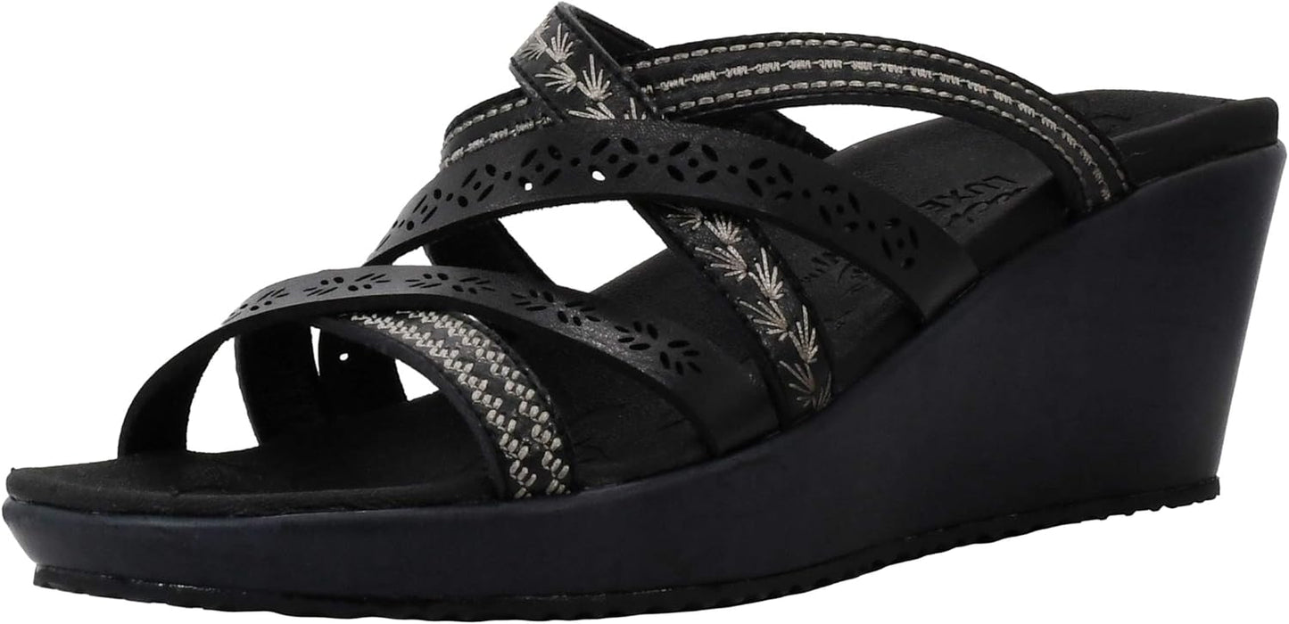 Skechers Women's Beverlee-Tiger Posse Wedge Sandal Review