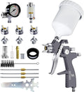 LVLP Air Spray Gun Premium Kit with 1.3/1.5/1.7mm Nozzles - Efficient