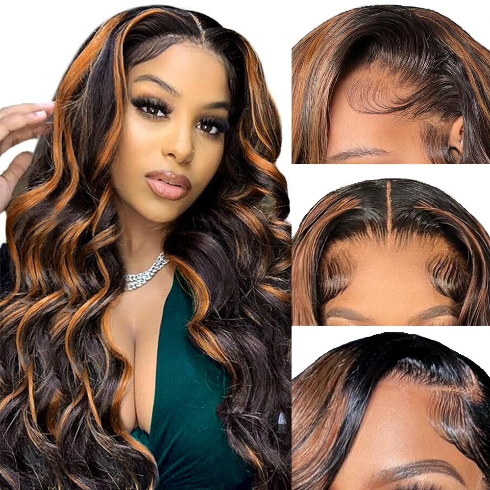 13x6 Highlight Body Wave Lace Front Wigs for Stunning Styles