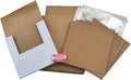 Vinyl Record White LP Shipping Boxes Set 12.5 in x 12.5 in x 1 in
