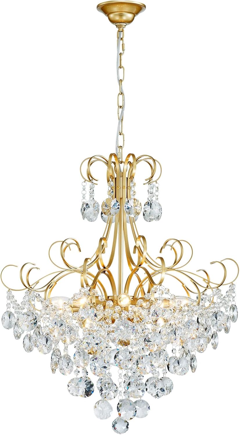 Modern K9 Crystal Chandelier for Dining Room and Living Room