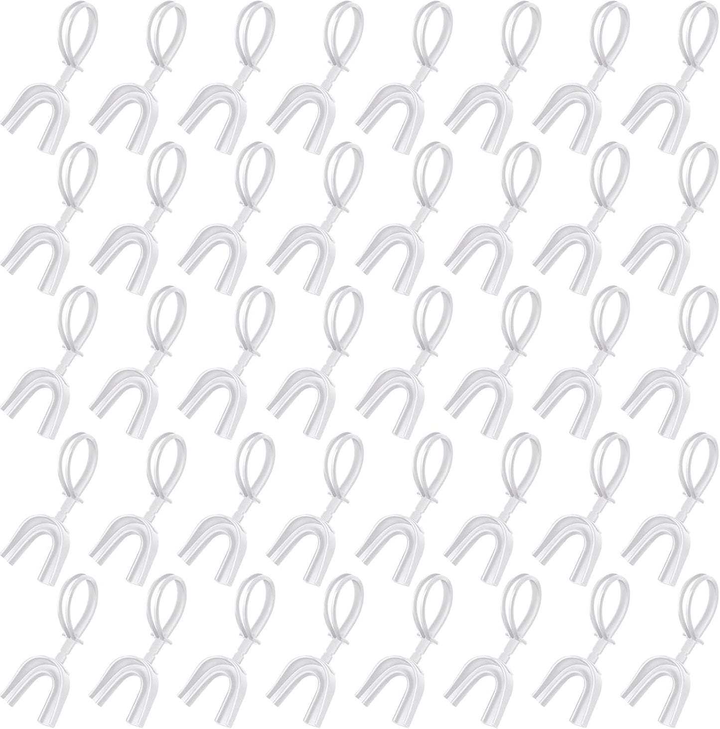 50 Pcs Strapped Mouth Guard Bulk for Football and Sports Use