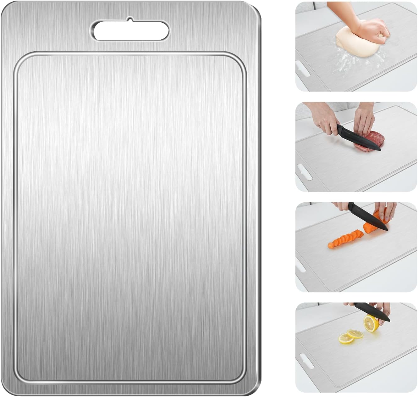 Premium Titanium Cutting Board for Versatile Kitchen Use