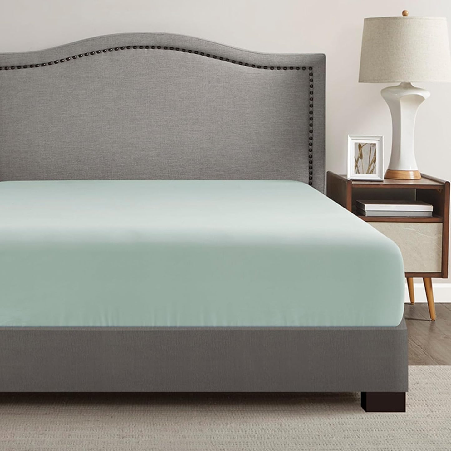 Comfort Spaces Coolmax Fitted Sheet for Warm Weather Sleep