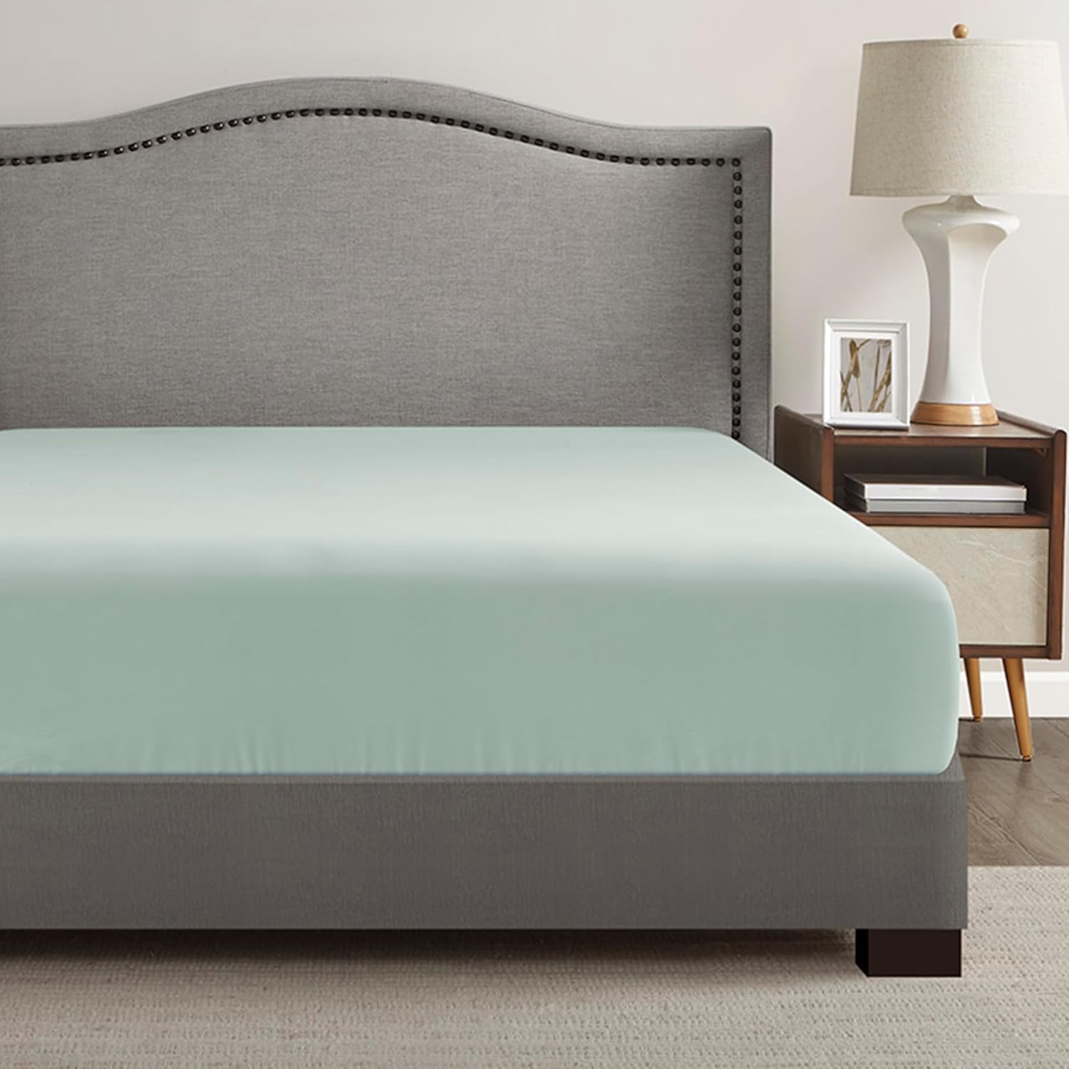 Comfort Spaces Coolmax Fitted Sheet for Warm Weather Sleep