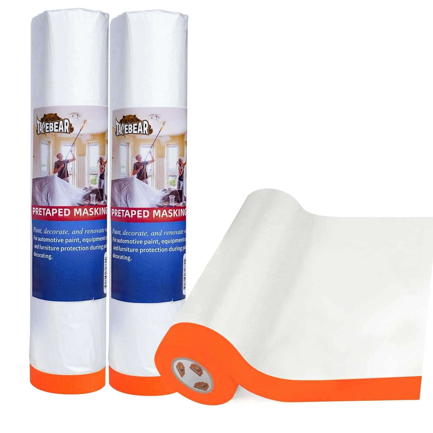 Pre-Taped Masking Film for Painting and Home Protection