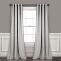 Lush Decor Insulated Grommet Blackout Curtains 52in x 120in - Light