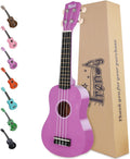 Trendy Soprano Ukulele for Beginners - 21 Inch Hawaiian Wood