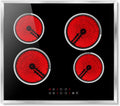 24 Inch Electric Cooktop 4 Burner Electric Stove - 6000W Ceramic