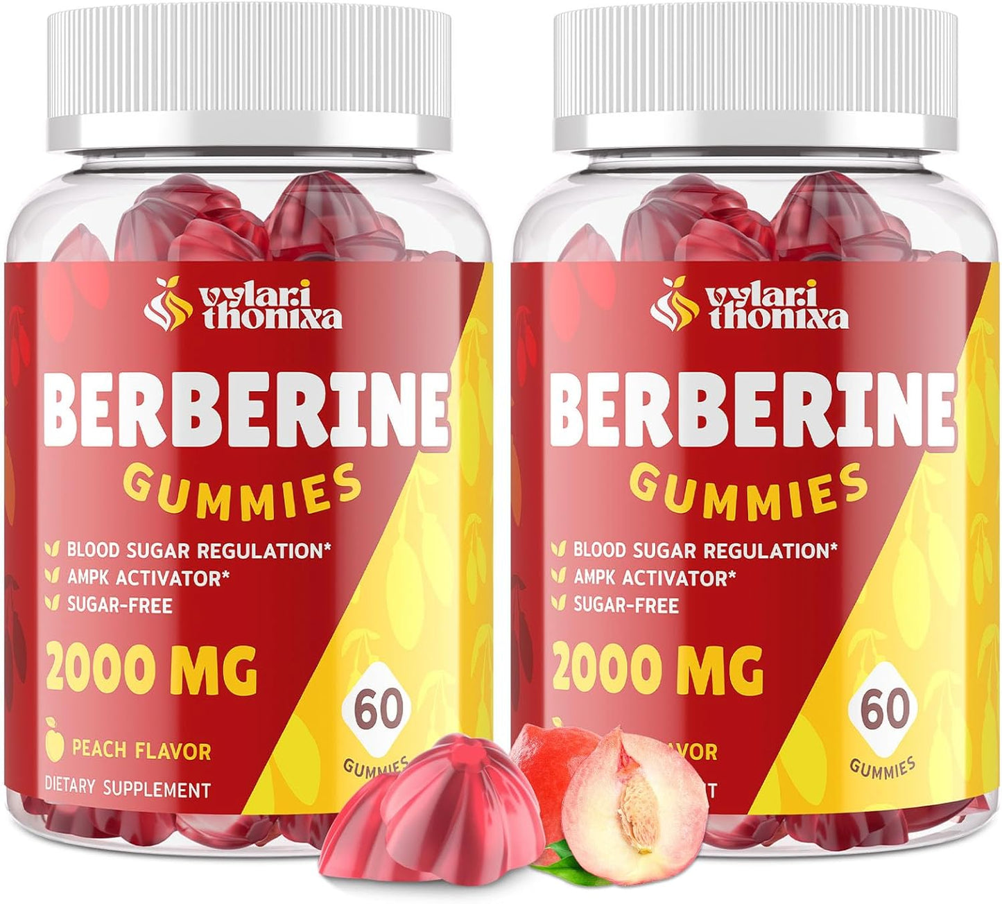 2000mg Berberine Supplement Gummies for Enhanced Vitality