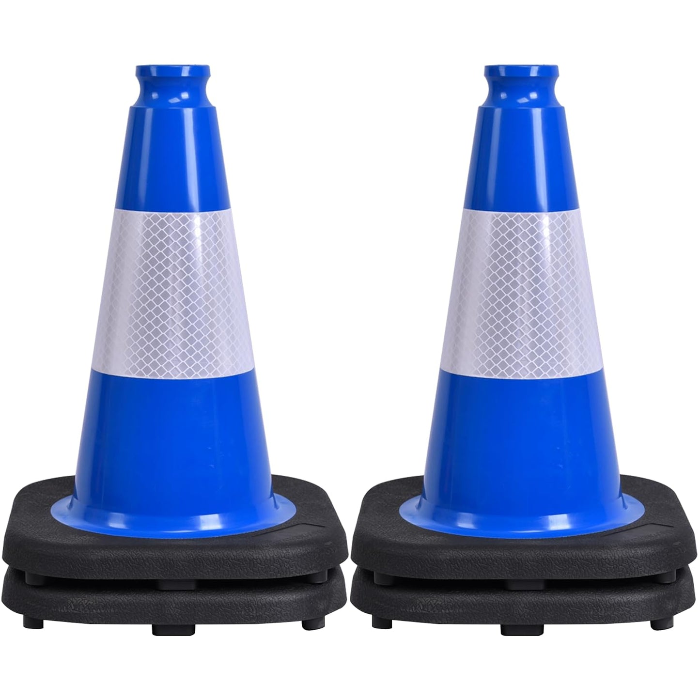 OrangeStar 12 Traffic Cones 4-Pack for Safety and Visibility