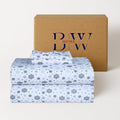Briarwood Home Printed Flannel Sheet Set Queen - Super Soft Snowflakes