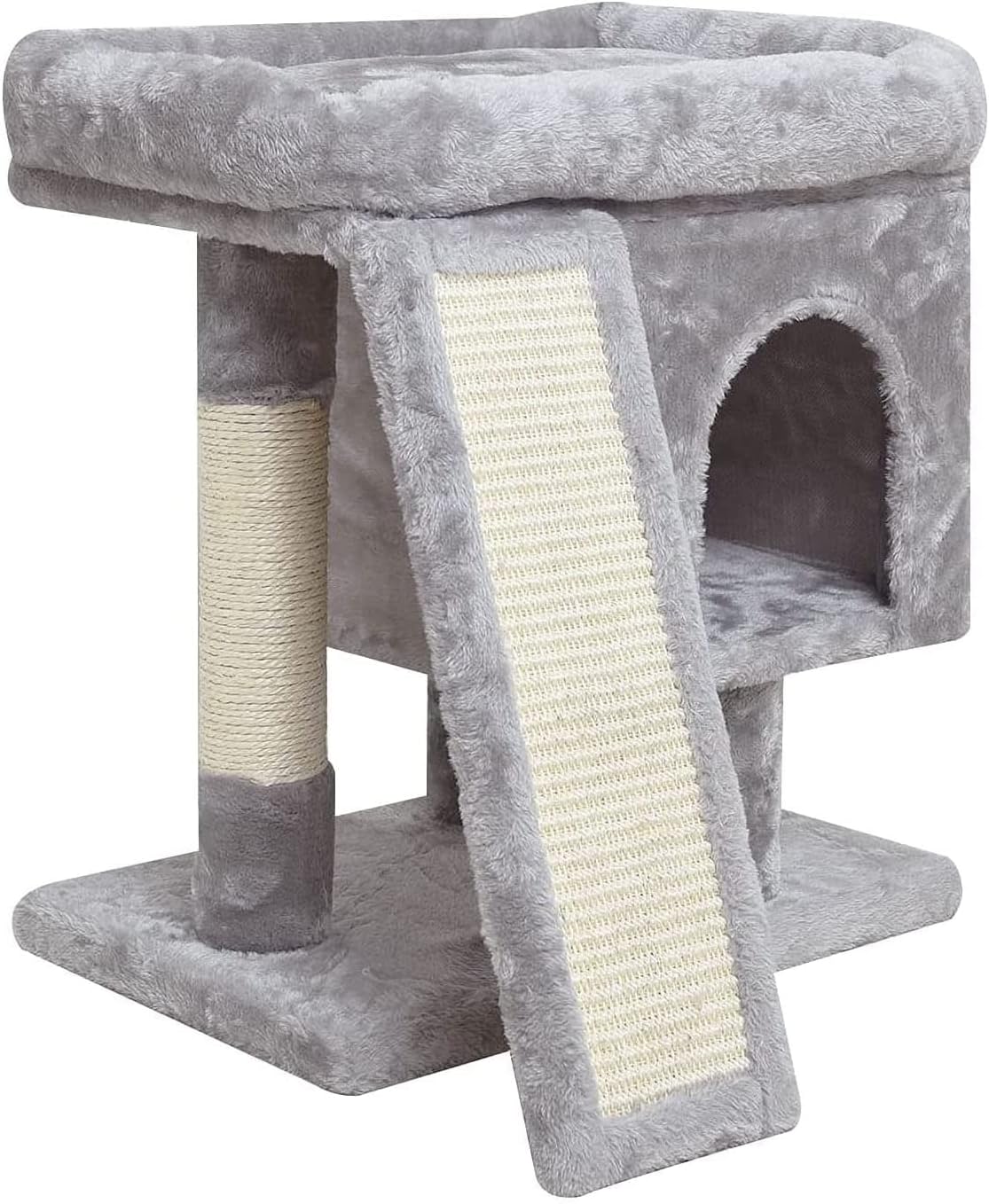 SYANDLVY Small Cat Tree for Indoor Cats with Scratching Post