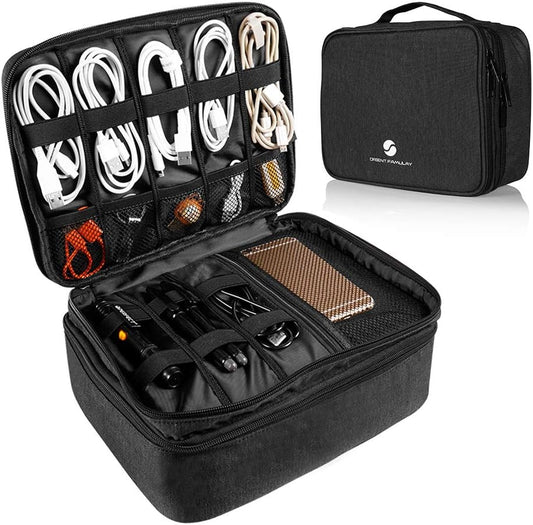 Waterproof Double Layer Cable Organizer - ORIENT FAMULAY