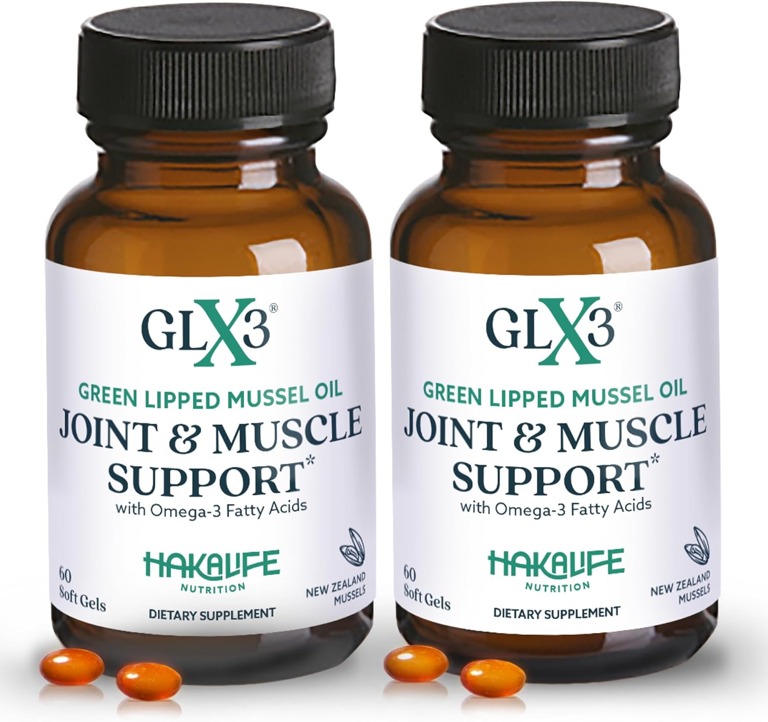 GLX3 Joint Support Omega-3 Supplement for Comfort & Flexibility