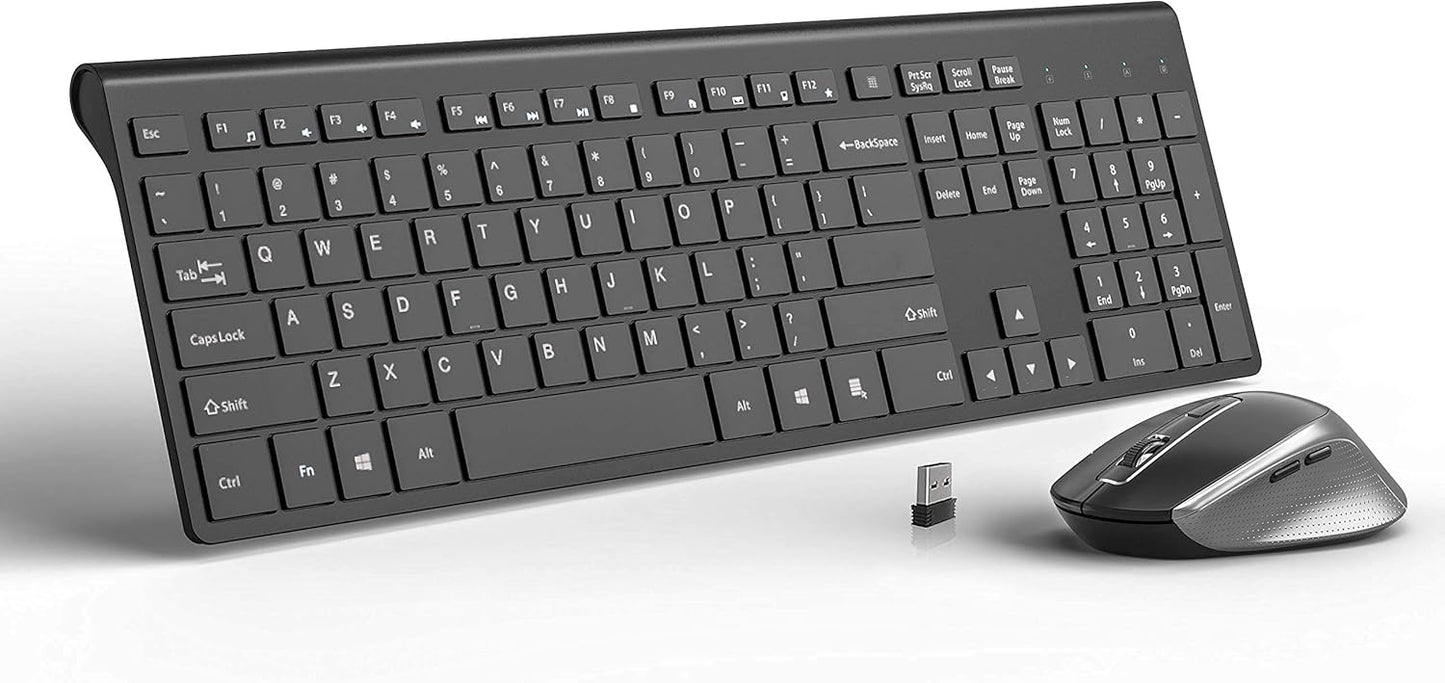 JOYACCESS Ultra Slim Wireless Keyboard Combo - Ultimate Convenience