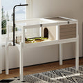 Tortoise Habitat with Adjustable Lamp Holder - Durable Wooden Tortoise