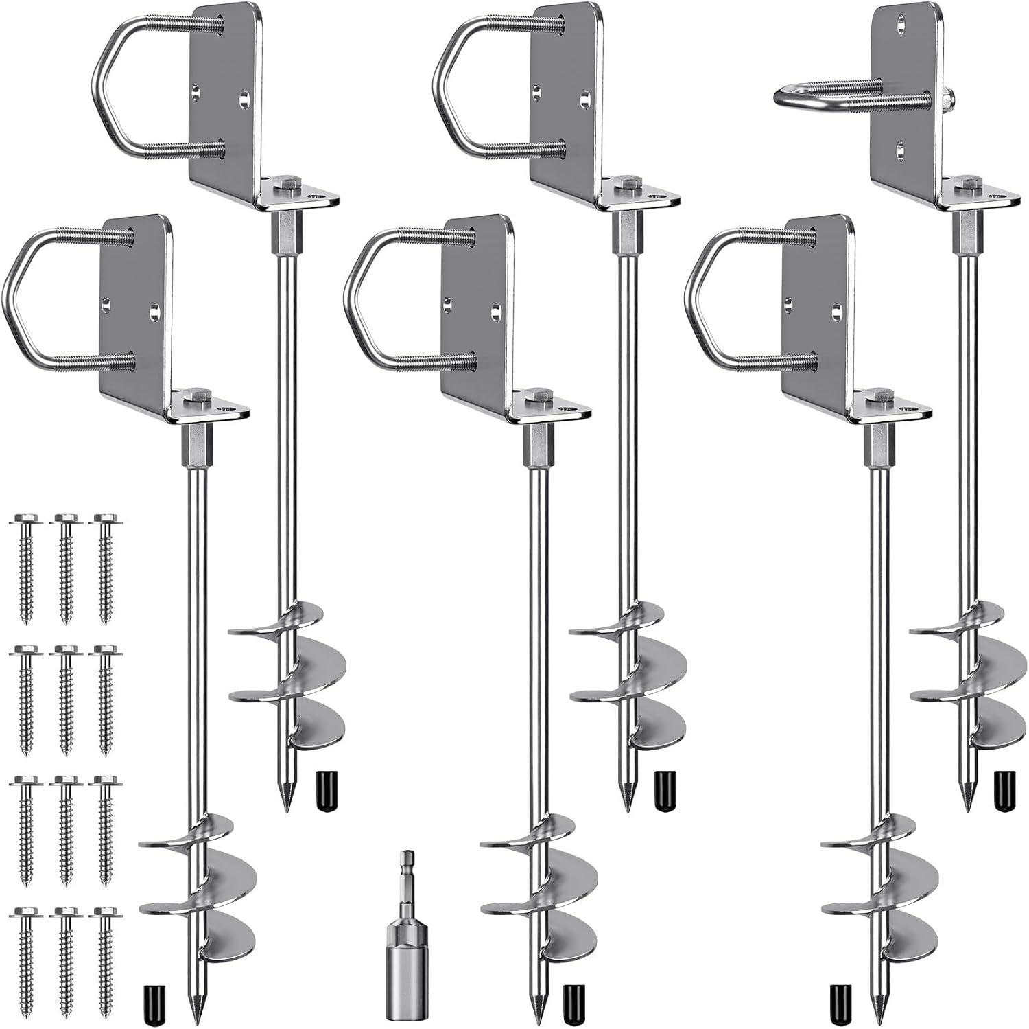 Multi-Purpose Trampoline Stakes Anchors for Secure Installation