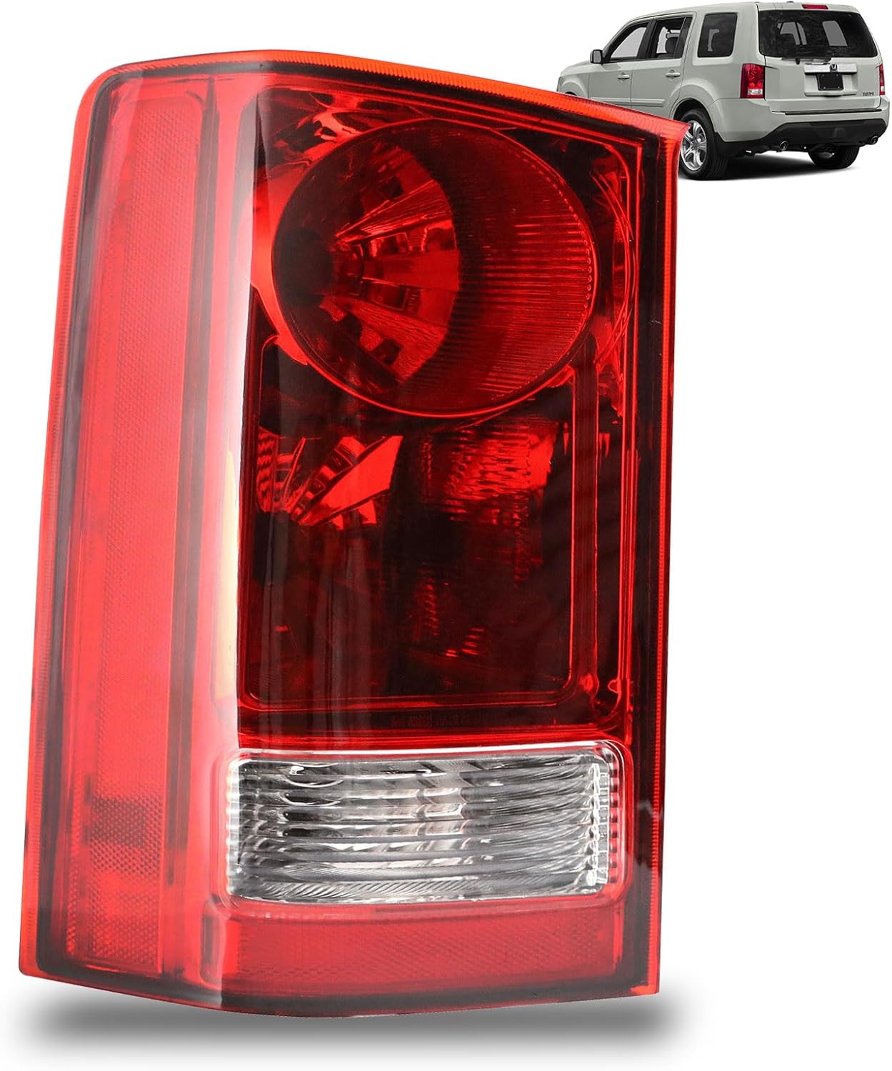 Tail Light Assembly for 2009-2015 Honda Pilot - Rear Left Side
