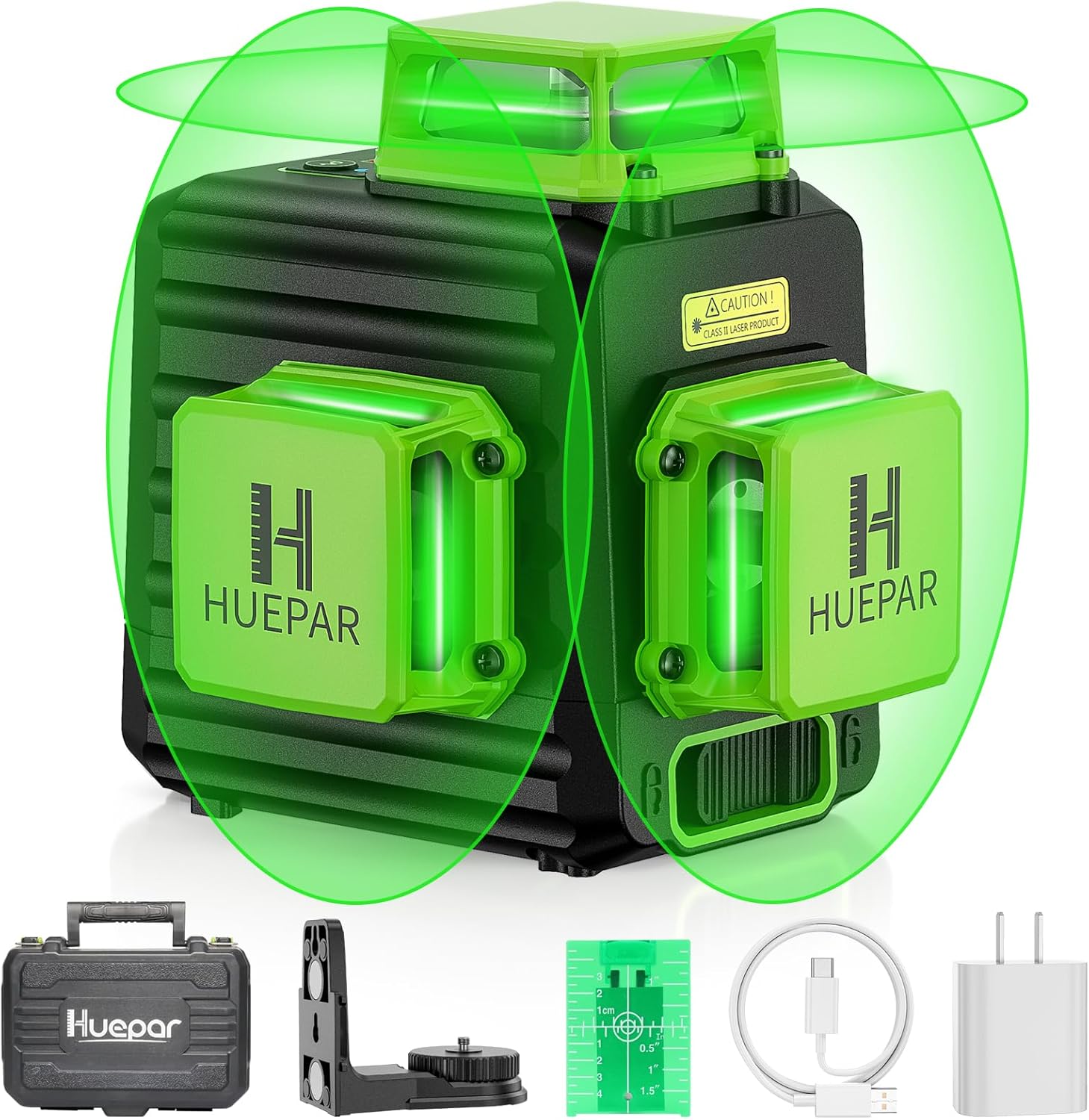 Huepar 3D Laser Level 360 Self Leveling Tool for Precision Work