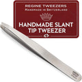 Professional Tweezers Slant Tip - Precision Eyebrow Tool