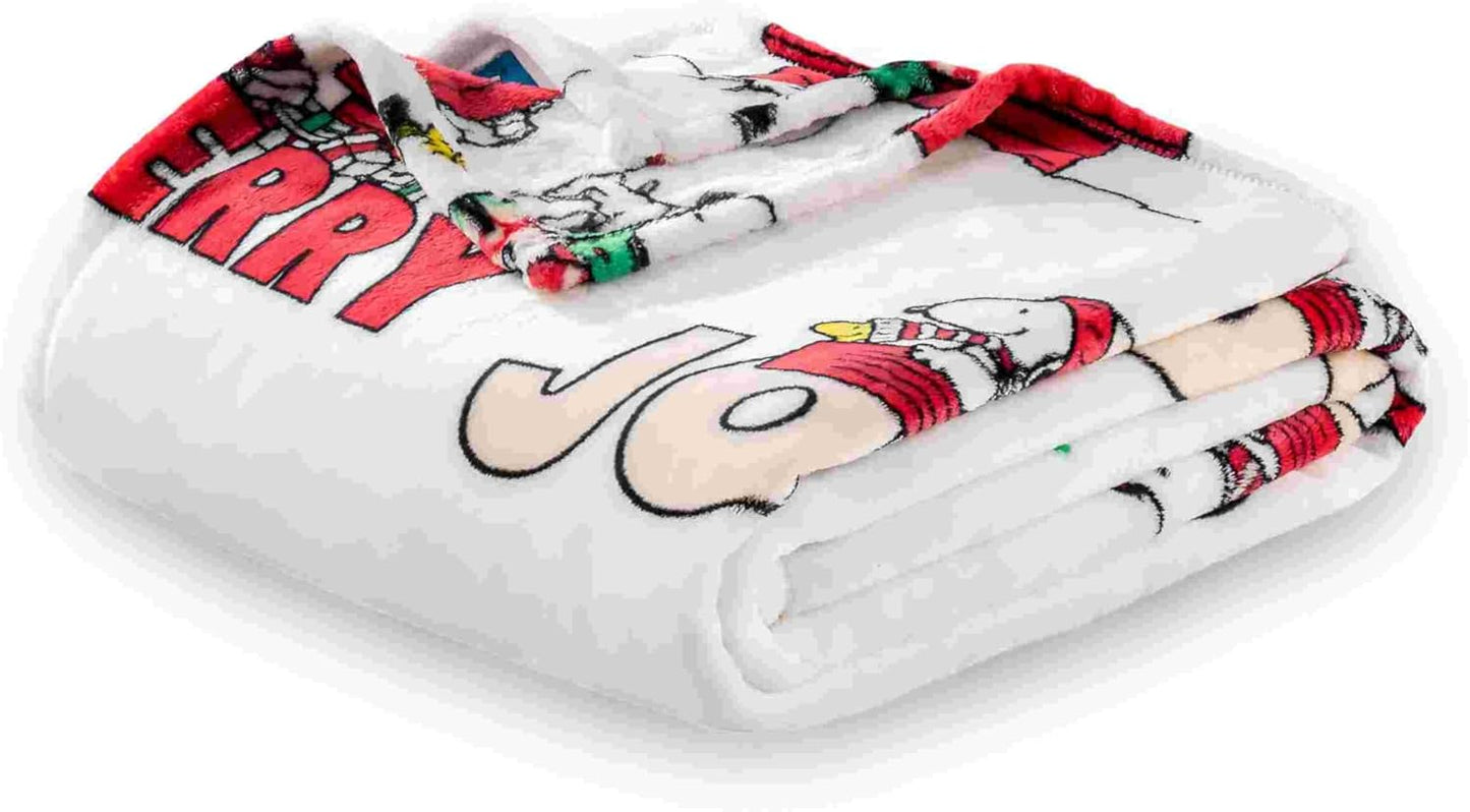 Peanuts VelvetLoft Snoopy Plush Blanket for Cozy Comfort
