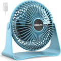 BESKAR Portable Desk Fan: Strong Airflow, Quiet Operation!