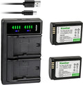 Kastar 2-Pack Battery and LTD2 USB Charger Replacement for Samsung