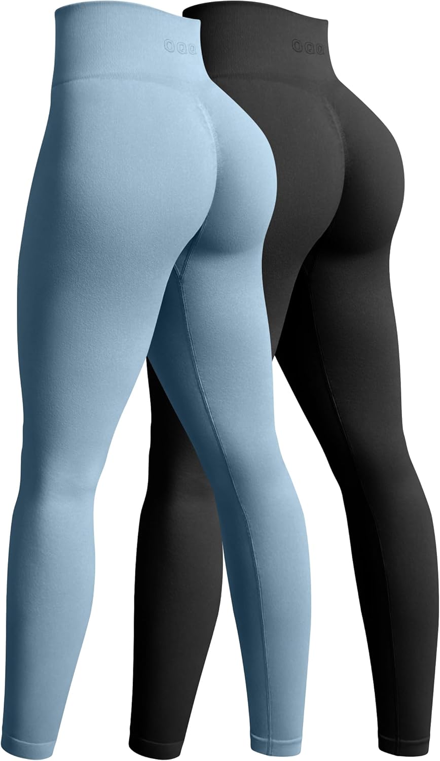 OQQ Women's High Waist Butt Lifting Yoga Leggings for Comfort