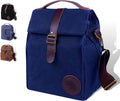 Insulated Blue Lunch Bag for Work, Picnic & Travel - Durable Design