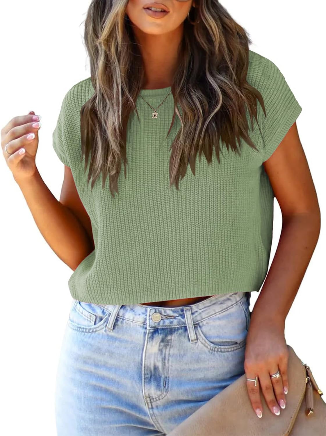 Trendy Cap Sleeve Crop Top for Women - Stylish Summer Vest