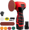 Cordless Electric Sander with 16.8V Battery for Polishing and Cleaning