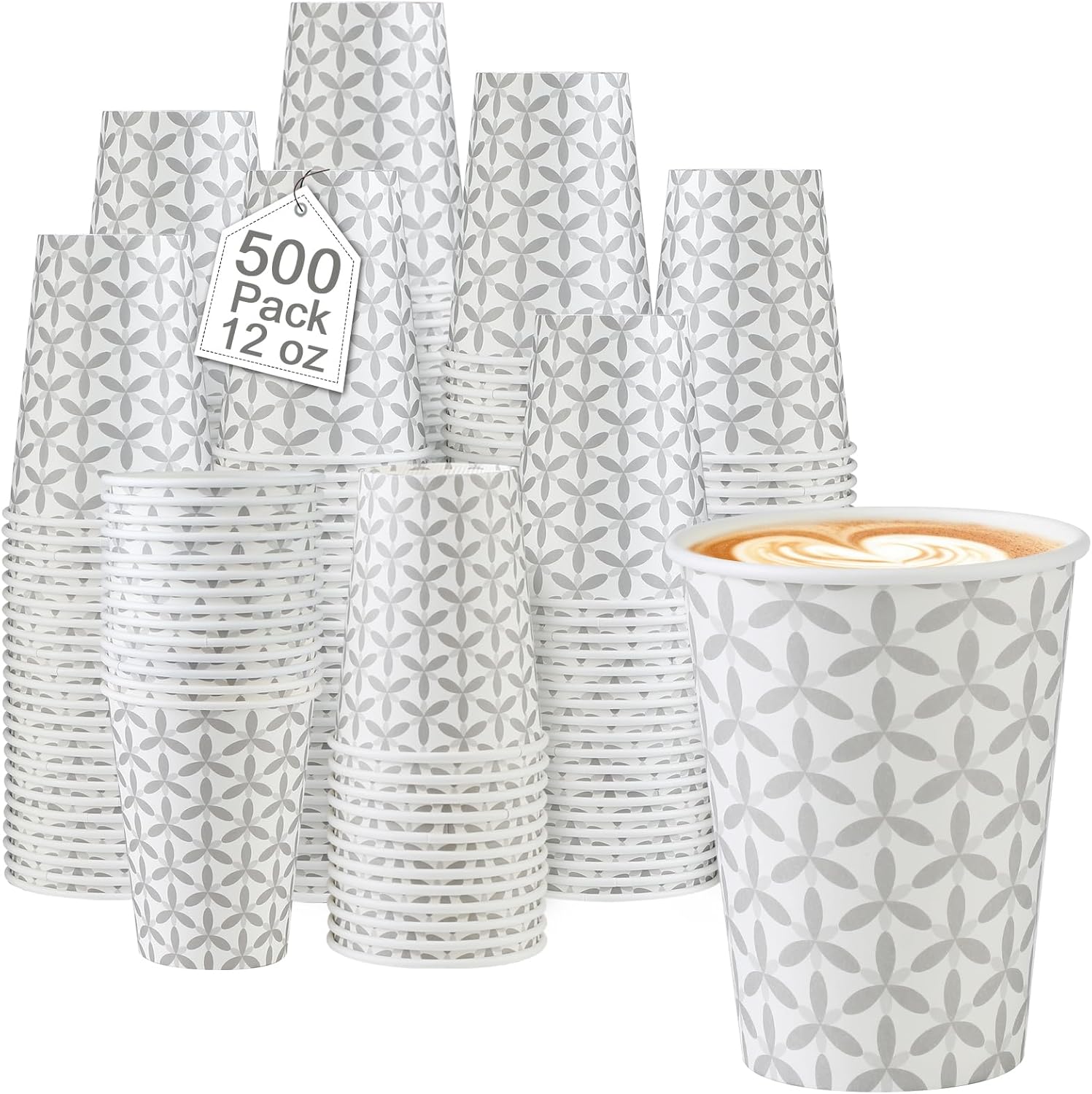Lamosi 500 Pack 12 oz Coffee Cups for All Occasions and Events