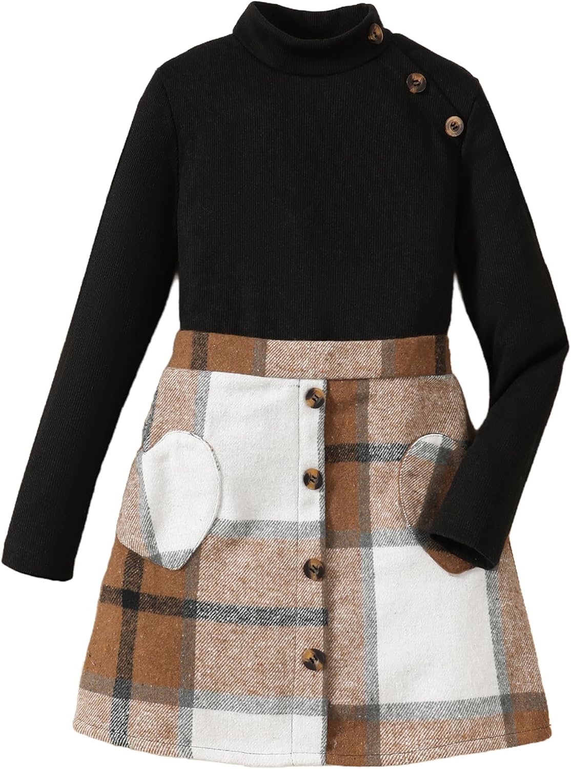 Cute Clothes for Girls Fall Winter 2 Piece Outfit Set for Tweens