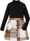Cute Clothes for Girls Fall Winter 2 Piece Skirt Sweater Set