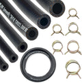 Fuel Line Hose Kit 6PCS 10FT with 30PCS Clamps for Engines
